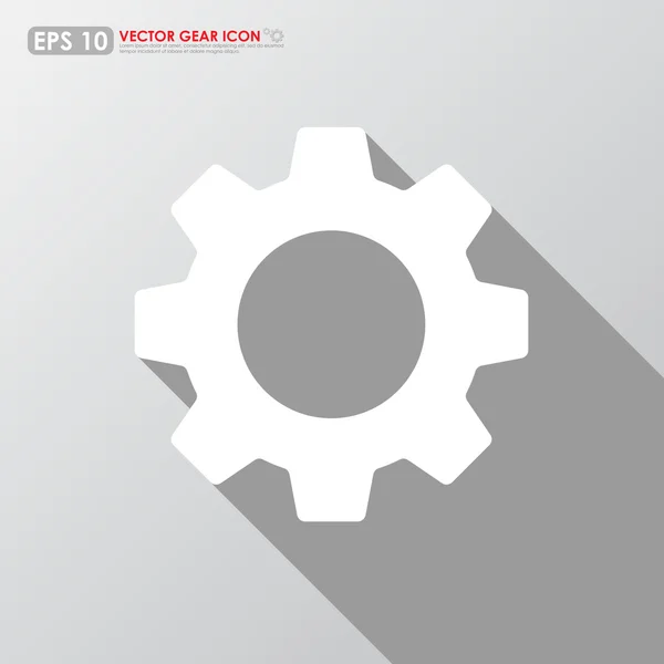 Gear or cog icon — Stock Vector