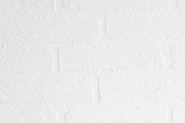 White wall with brick pattern as background — Stock fotografie