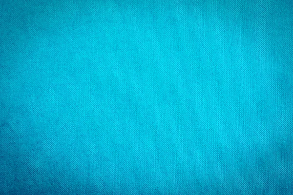 Blue fabric texture as background — Stock Photo, Image