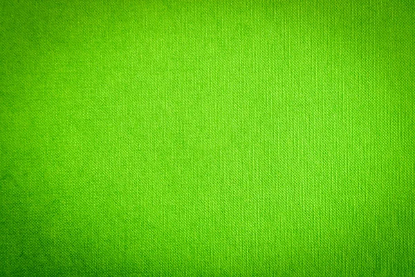 Green fabric texture background — Stock Photo, Image