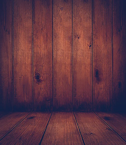 Old dark brown retro style wood texture background — Stock Photo, Image