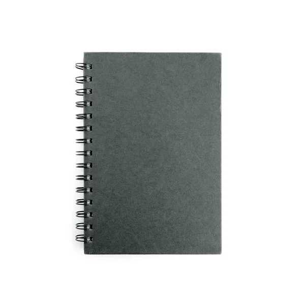 Een grijze notebook — Stockfoto