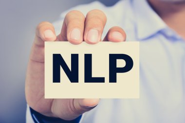 NLP harf (veya Neuro Linguistic Programming) kartı