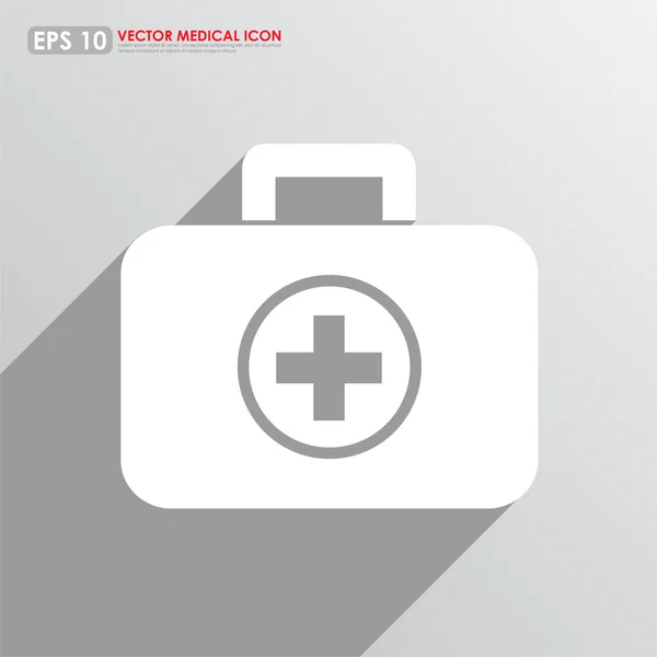 Icona del primo soccorso o del kit medico — Vettoriale Stock