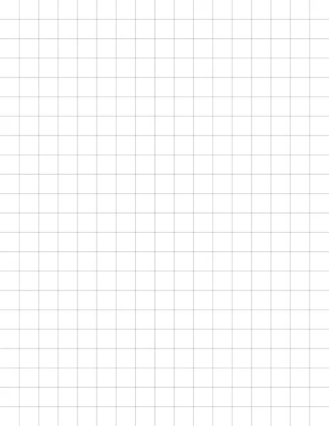 Gráfico 2X2 Por Pulgada Graph Paper Cuádruple Gobernado Cuadrícula Papel — Vector de stock