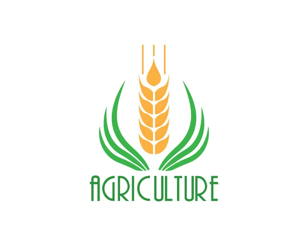 Agricultura Logo Plantilla de diseño. Icono, signo o símbolo . — Archivo Imágenes Vectoriales