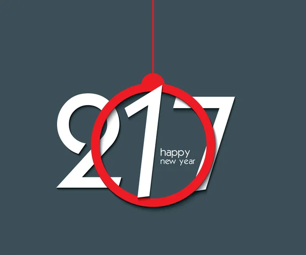 2017 背景のグリーティング カードのデザイン ストックイラスト
