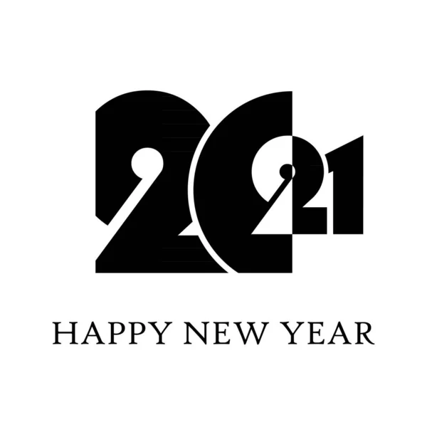 2021 Happy New Year Vector Background Cover Card 2021 Creative — Διανυσματικό Αρχείο