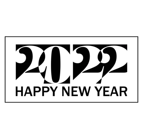 2022 Happy New Year Vector Background Cover Card 2022 Creative — Διανυσματικό Αρχείο