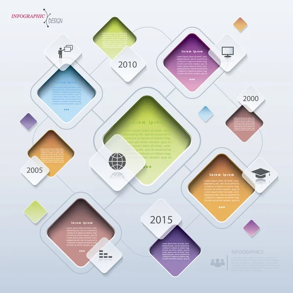 Estatística de infográfico de desenho de vetor abstrato moderno, trabalho em equipe, e — Vetor de Stock