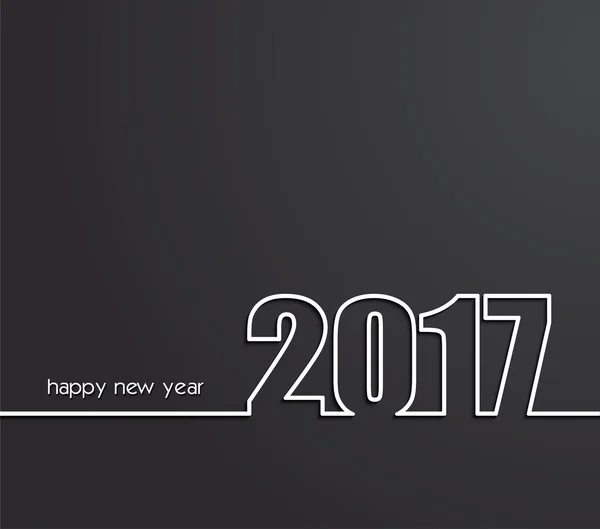 2017 Feliz Año Nuevo fondo para su tarjeta — Archivo Imágenes Vectoriales