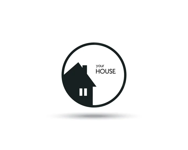 Icono de la casa vector ilustración — Vector de stock