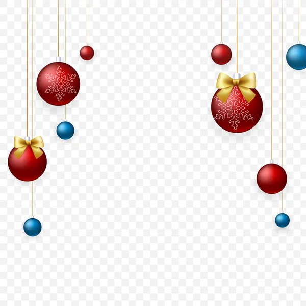 Реалістичні Різдвяні Елементи Тлі Ізольовані Векторні Елементи — стоковий вектор