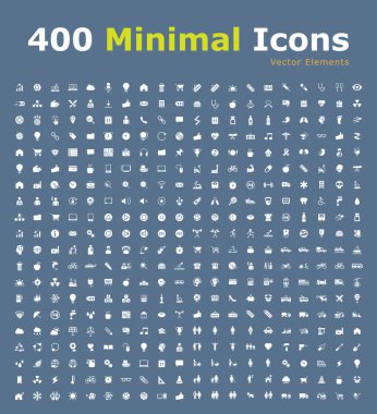 Set of High Quality Minimal Thin Line and Solid Icons ( Multimedia Business Ecology Education Fitness Medical Family Shopping Transport and Construction ) . Vector Isolated Elements clipart