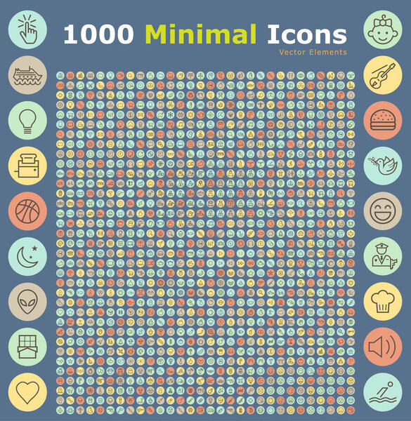 Набор высококачественной минимальной тонкой линии и твердых икон (Мультимедийное бизнес-экологическое образование Fitness Medical Family Shopping Transport and Construction). Векторные изолированные элементы