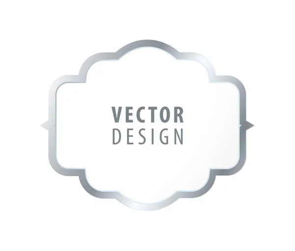 Cadre Luxe Haute Qualité Sur Fond Illustration Isolée Vectorielle — Image vectorielle