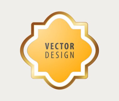 Arka planda Yüksek Kaliteli Lüks Çerçeve. Vektör İzole Resimleri