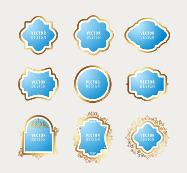 Gri Arkaplanda Yüksek Kalite Lüks Çerçeve. Vektör İzole Resimleri