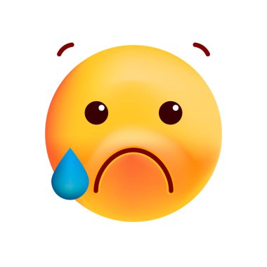 Şeffaf Arkaplanda Sevimli Duygular seti. İzole Vektör İllüstrasyonu