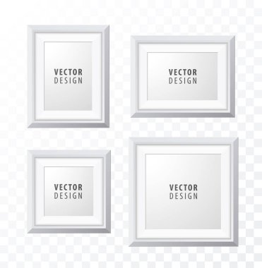 Arkaplanda, Arkaplan Tasarımları İçin Gerçekçi Asgari İzole Çerçeveler. İzole Vektör Elementleri