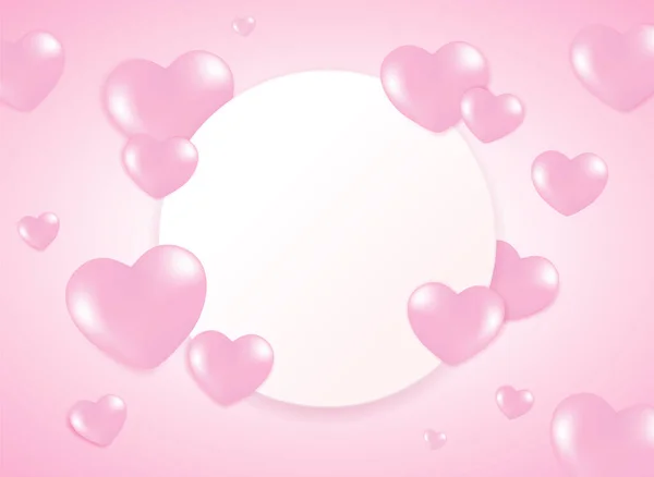 Fond Amour Haute Qualité Avec Coeurs Pour Votre Saint Valentin — Image vectorielle