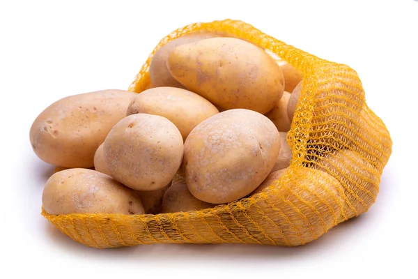 Patate Una Griglia Gialla Isolato Sfondo Bianco — Foto Stock