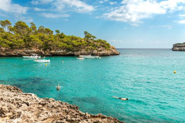 S 'Amarador Plajı. Mallorca plajları, İspanya