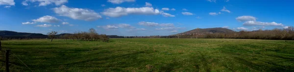 Panoramautsikt Över Ängen Auvergne Cournon Auvergne Ordförande — Stockfoto