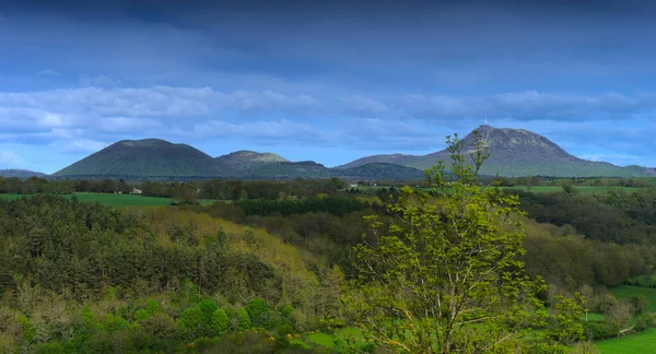 Puy Dome Puy Come Volcanes Auvernia Cadena Puys — Foto de Stock