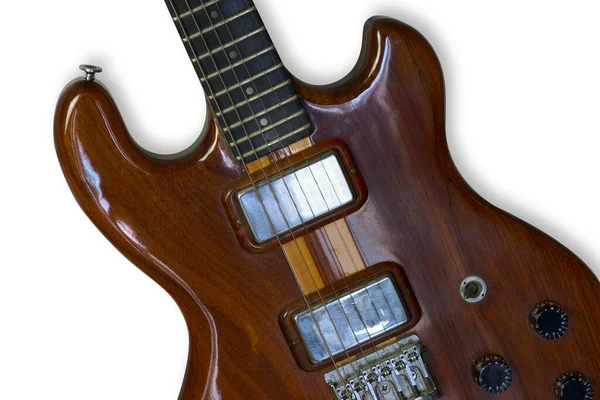 Rocková Elektrická Kytara Let Humbucker Pickups — Stock fotografie