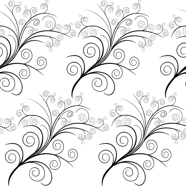 Floral motif simple sans couture — Image vectorielle