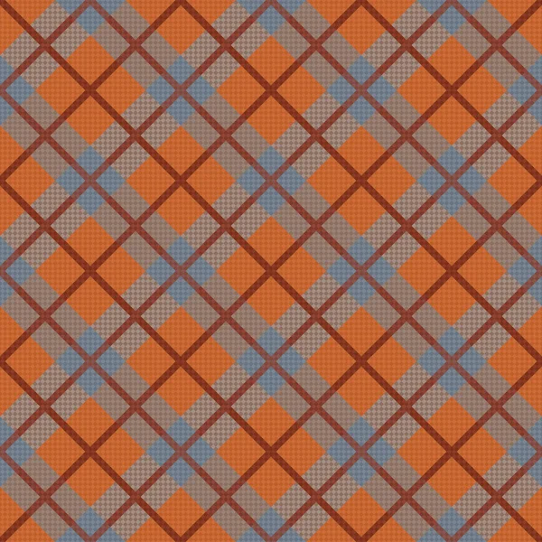 Motif diagonal sans couture en gris et orange — Image vectorielle