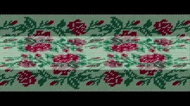 İşlemeli gül döner