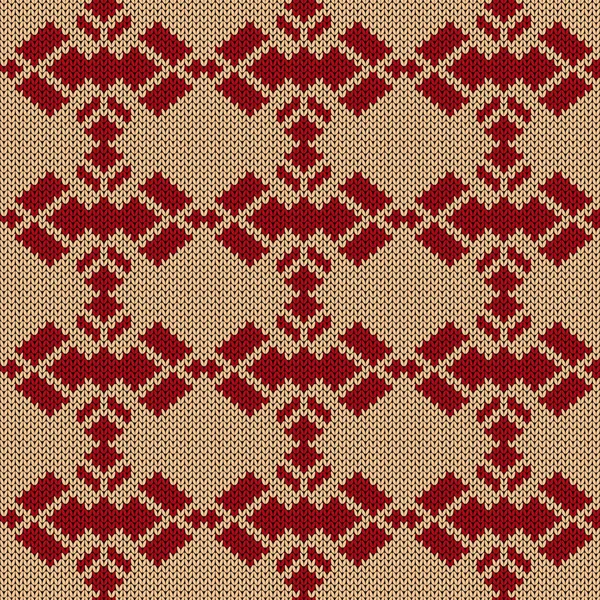 Patrón Punto Sin Costuras Colores Beige Rojo Apagados Patrón Vectorial — Vector de stock