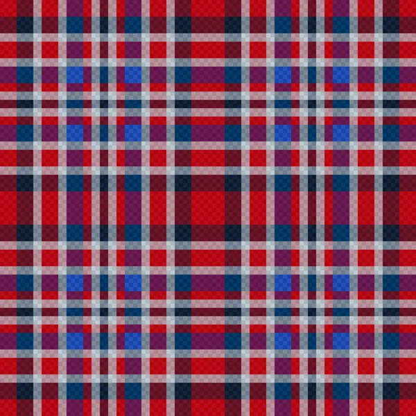 Patrón Vectorial Rectangular Sin Costuras Como Tartán Escocés Principalmente Colores — Archivo Imágenes Vectoriales