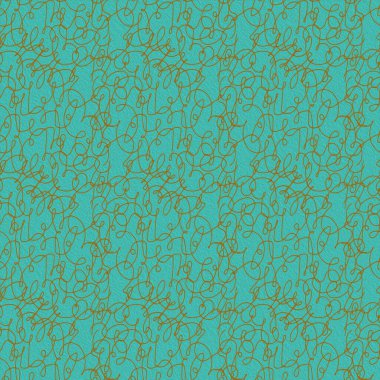 Seamless pattern of randomly interwoven chaotic lines, made with the effect of oil paint