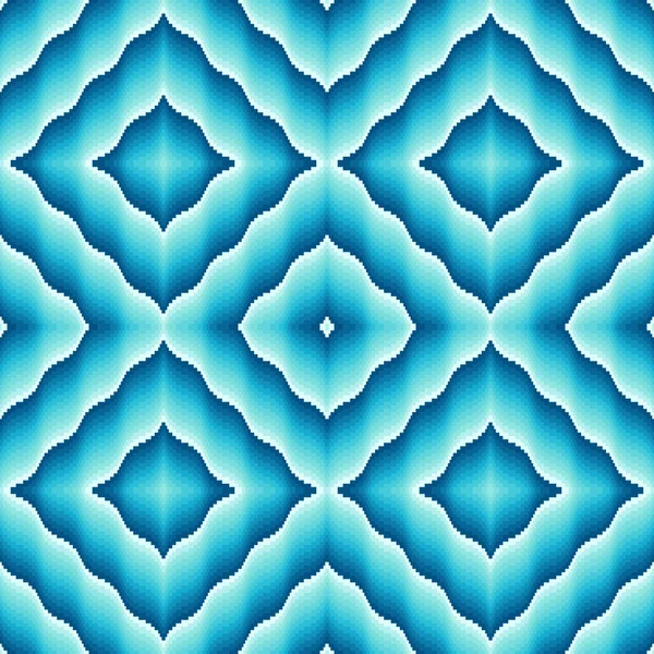 라이트 블루 장식 완벽 한 패턴 — 스톡 벡터