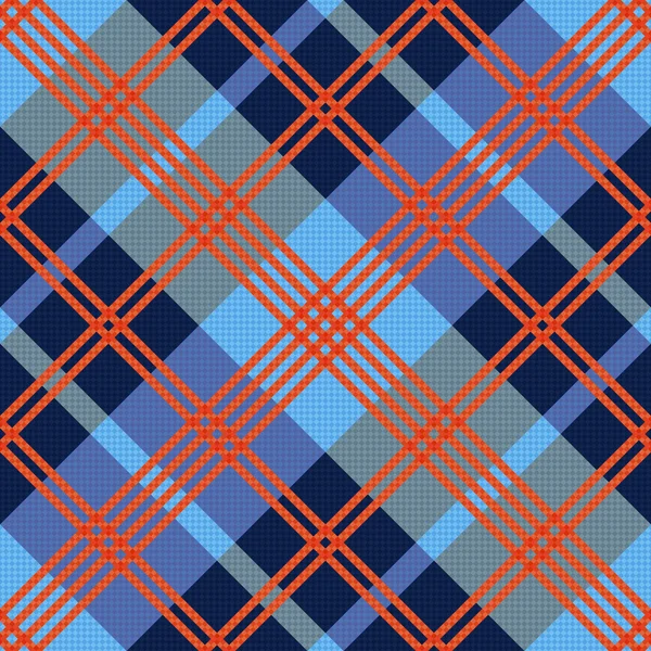 Patrón diagonal sin costura en tonos rojos y azules — Vector de stock