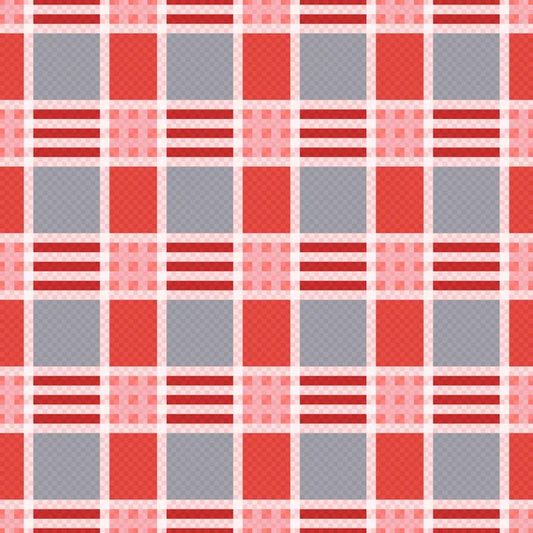 Patrón rectangular sin costuras en rosa y tonos de moda grises — Vector de stock
