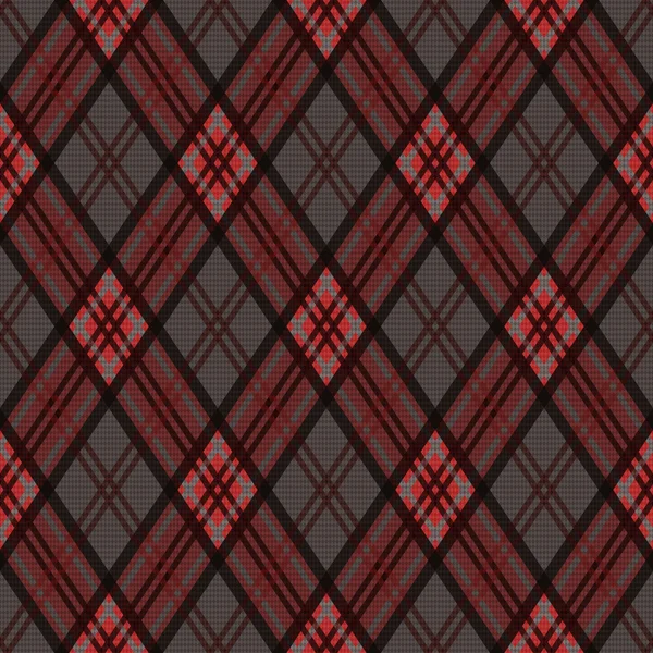 Rhombic seamless pattern in dark colors — Stock Vector