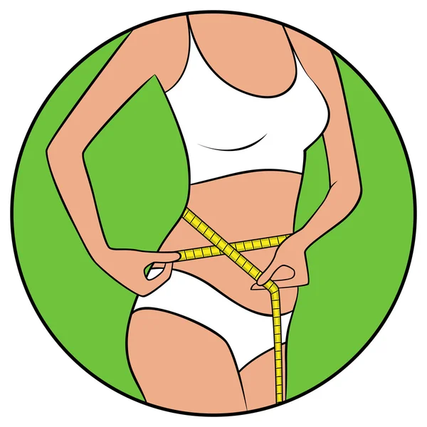 Kızın beline boyutu ölçer