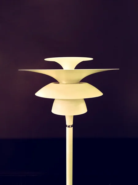 Stojací lampa retro styl — Stock fotografie