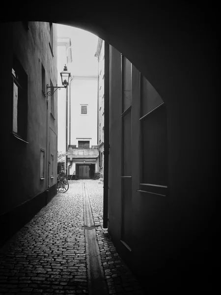 Işık bir kapıdan, Stockholm — Stok fotoğraf