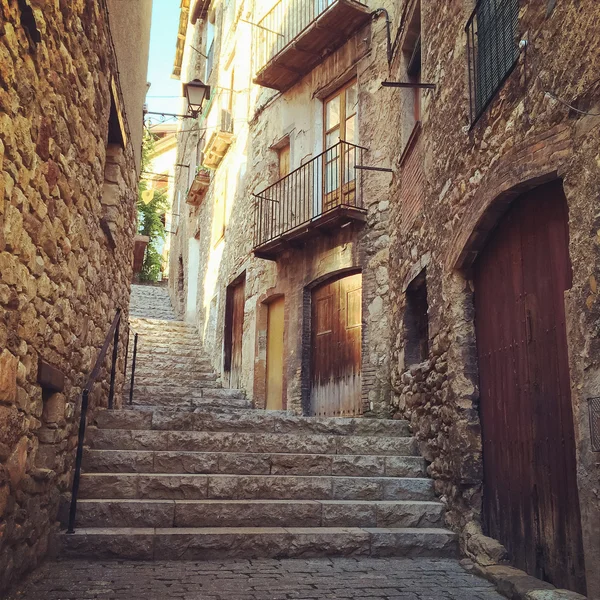 Ciudad histórica de Baga en Cataluña —  Fotos de Stock