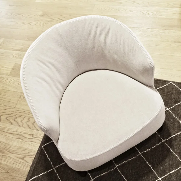 White fancy armchair — Stock Photo, Image