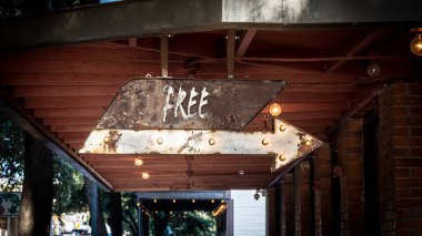 Sokak ücretsiz yön Işareti