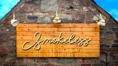 Sokak Işareti yön yol dumansız için