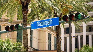 Sokak Işareti naturopati için yön yolu