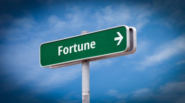 Sokak İmza Yön Fortune için Yol