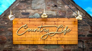 Sokak İmza yön yol country yaşam için